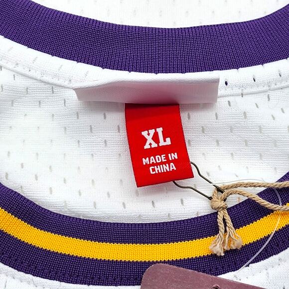 Magic Johnson LA Lakers Mitchell & Ness Swingman White Jersey XL - New $130 - Picture 5 of 7